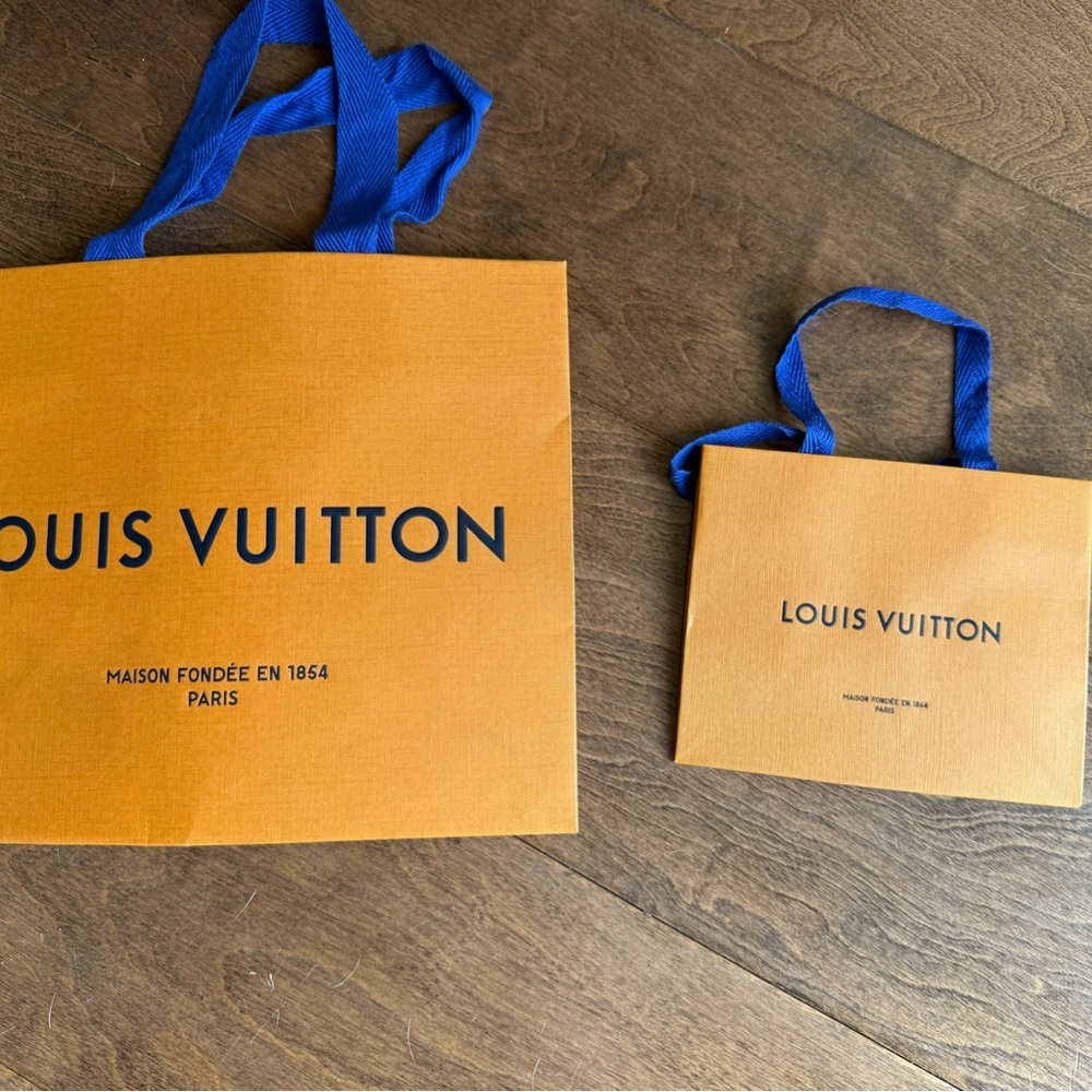 Louis Vuitton Orange and Blue Bags